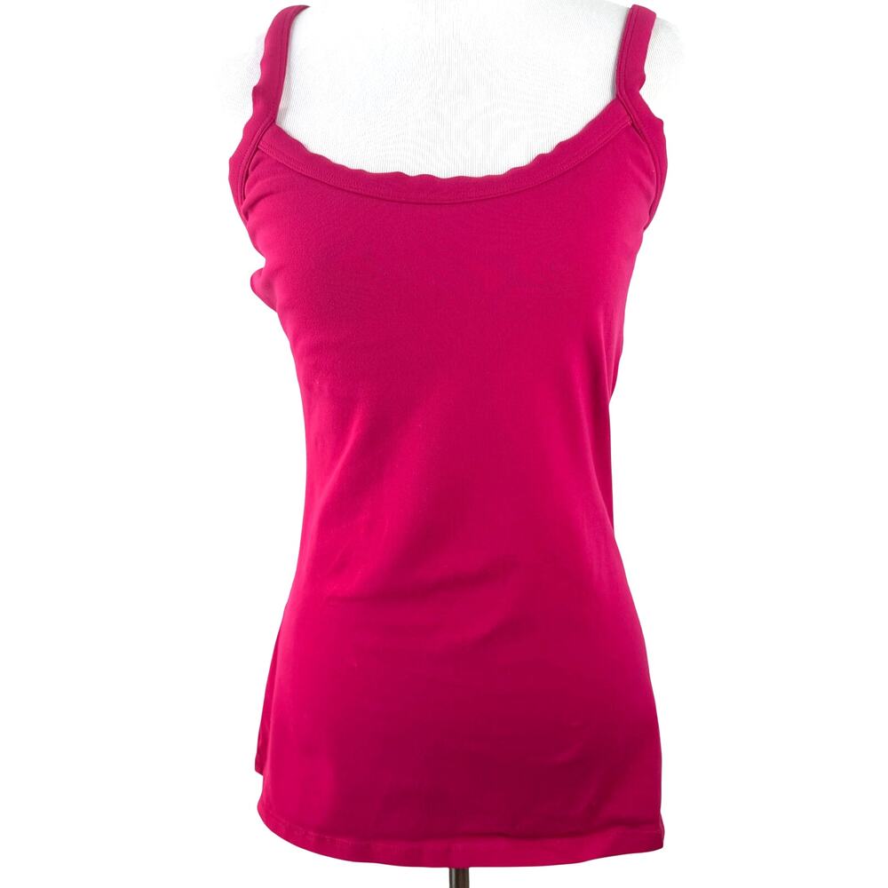 Glyder Pink Women's Bella Cross Back Design Tank Top Shirt